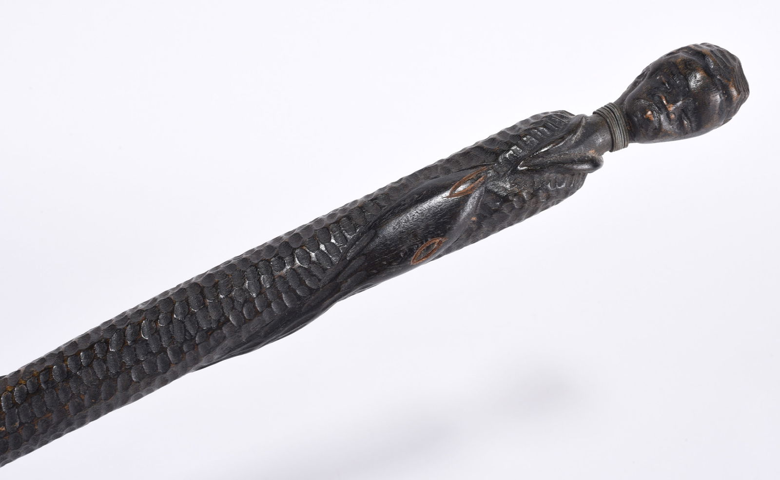 African Folk Art Carved Cane (1 of 3)