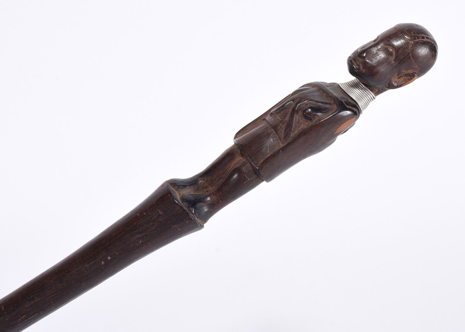 African Folk Art Carved Cane (1 of 4)