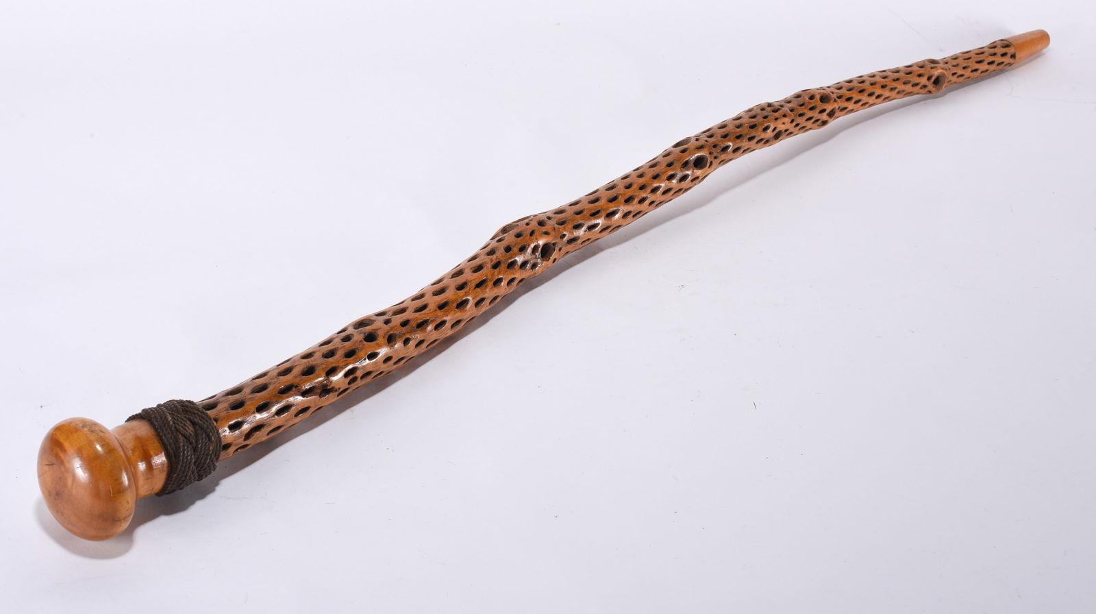Folk Art Carved Cane Walking Stick (1 of 3)