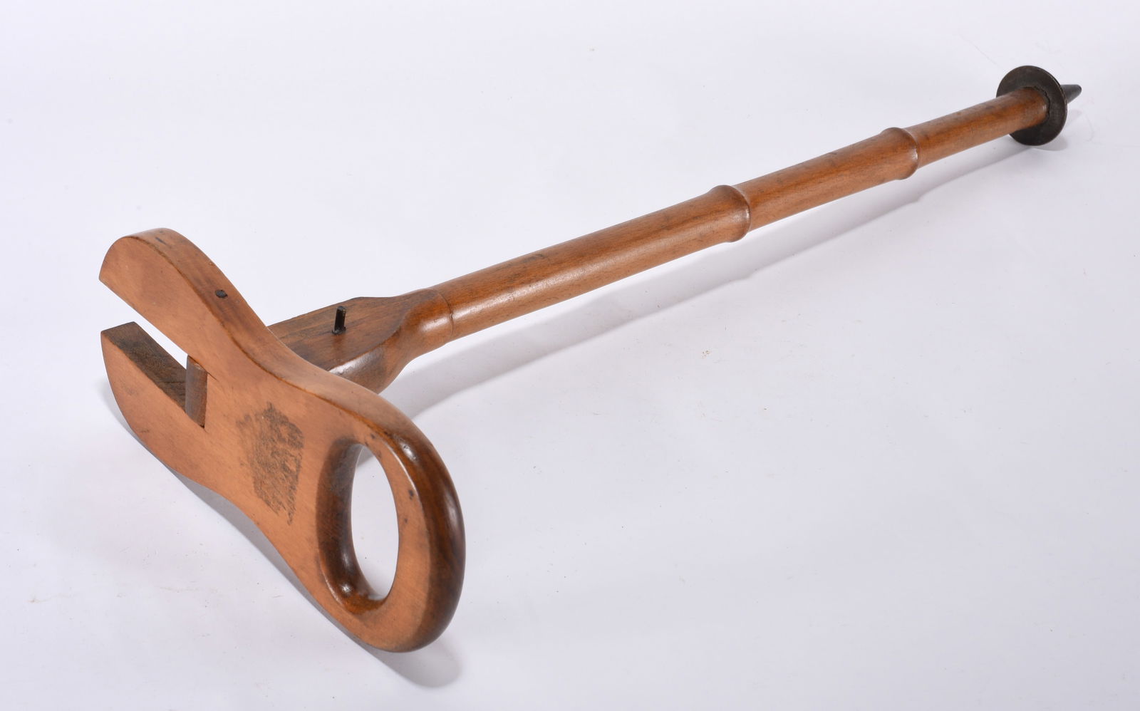 Early 20th Century Seat Cane: walking stick with a fold out seat. Ca. 1900