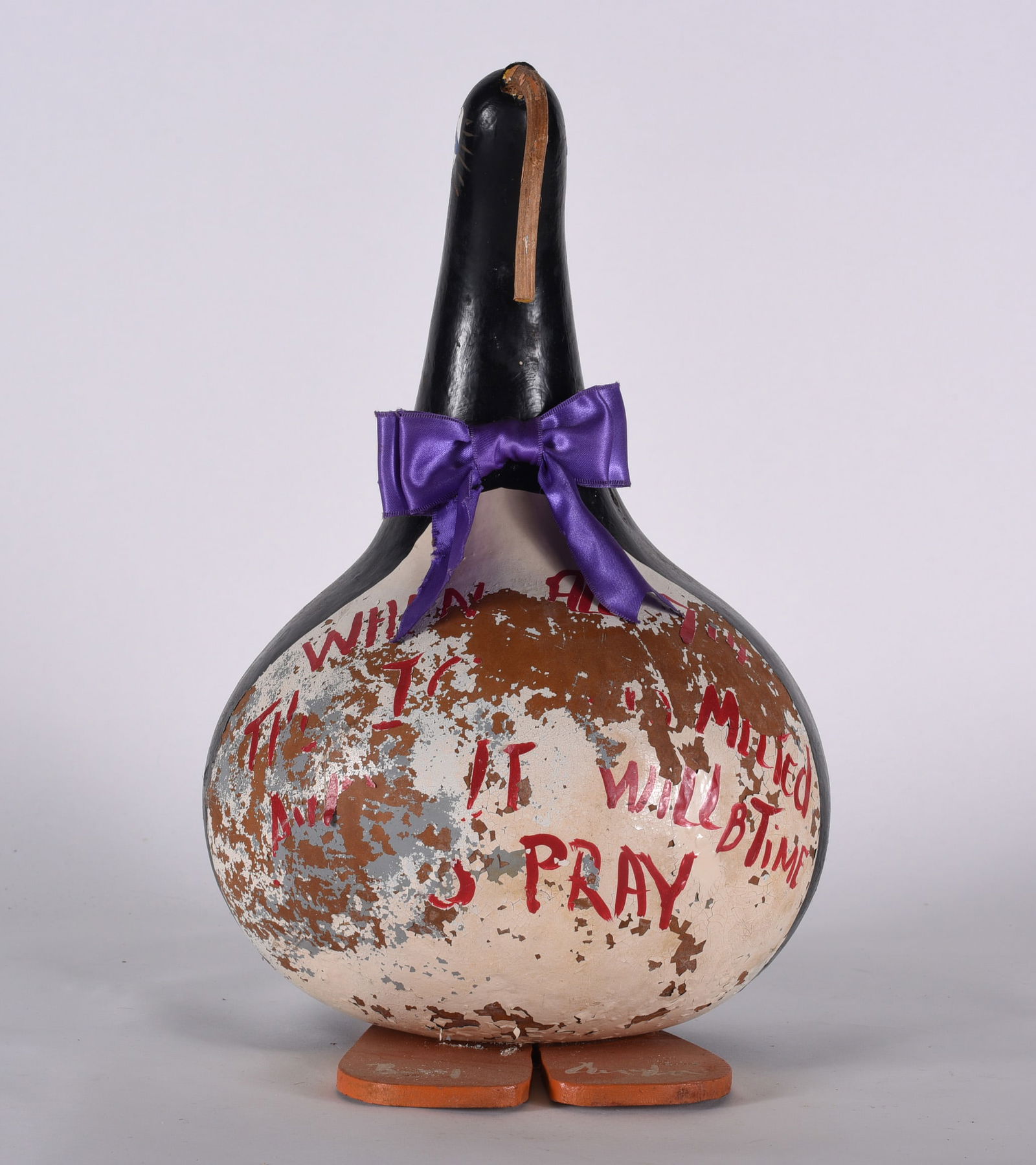 Benny Carter Folk Art Painted Gourd (1 of 3)