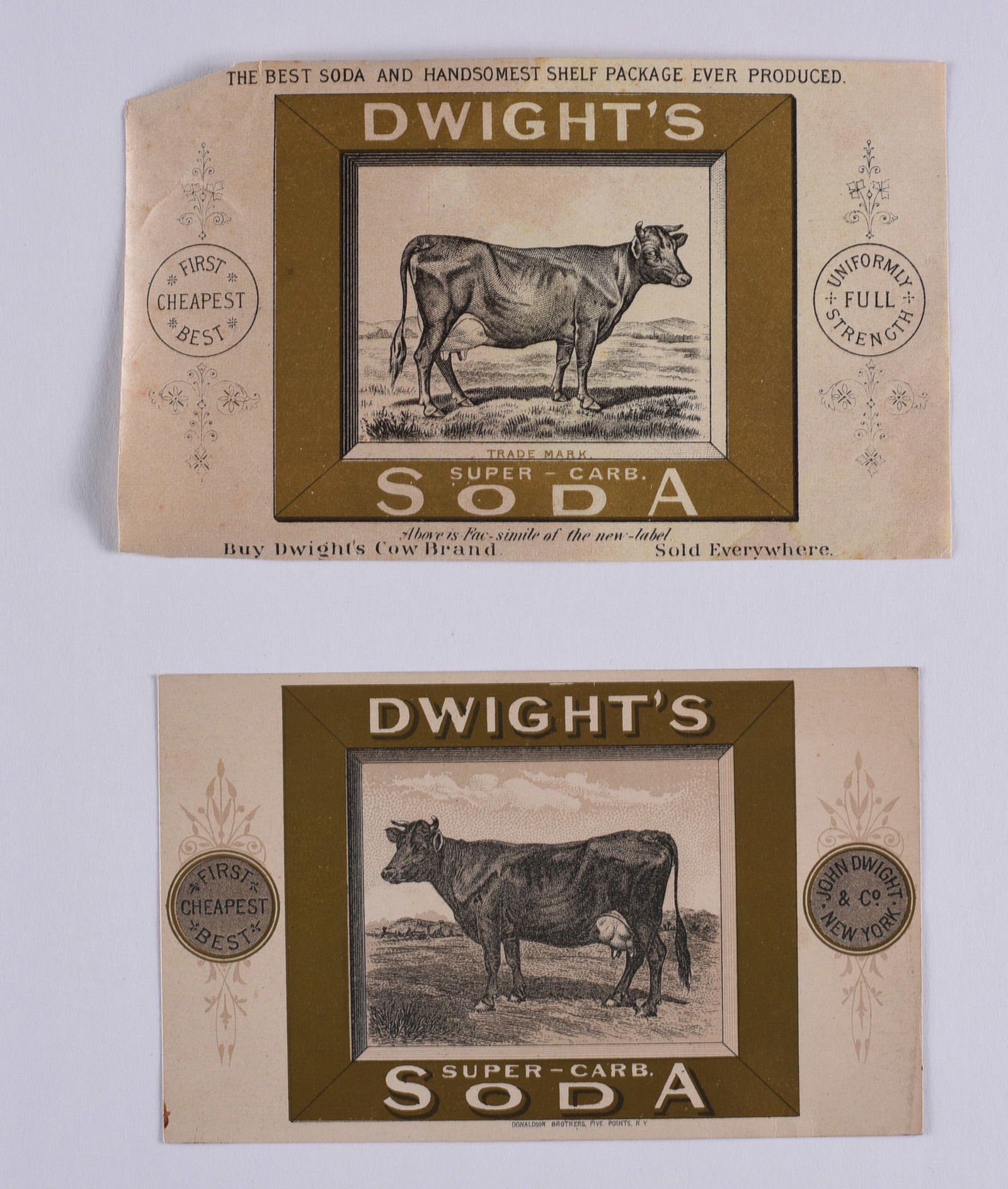 Dwights Super Carb Soda Label and Trade Card: these items are all fresh from an attic clean out. This is some very early Ephemera and paper. Please look close at all items we may have missed a good one and put it in a group! All items can be ship