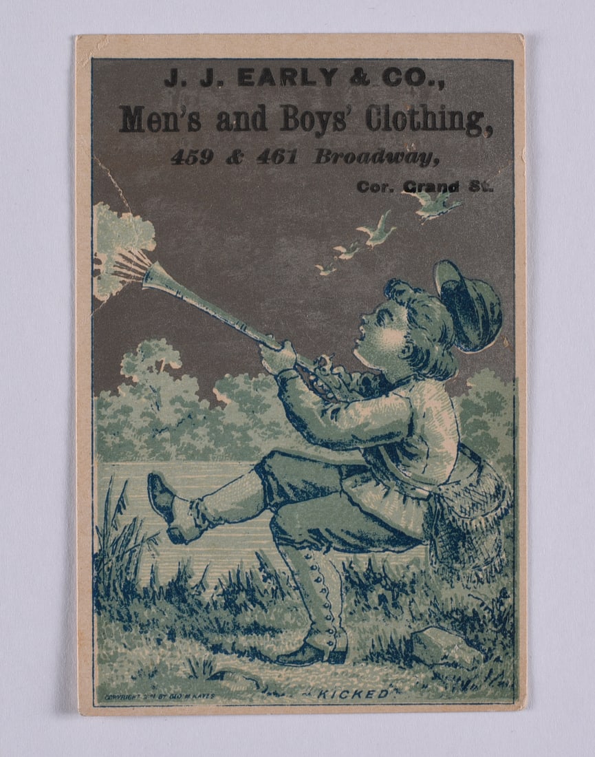 19th Century Advertising Trade Card: these items are all fresh from an attic clean out. This is some very early Ephemera and paper. Please look close at all items we may have missed a good one and put it in a group! All items can be ship