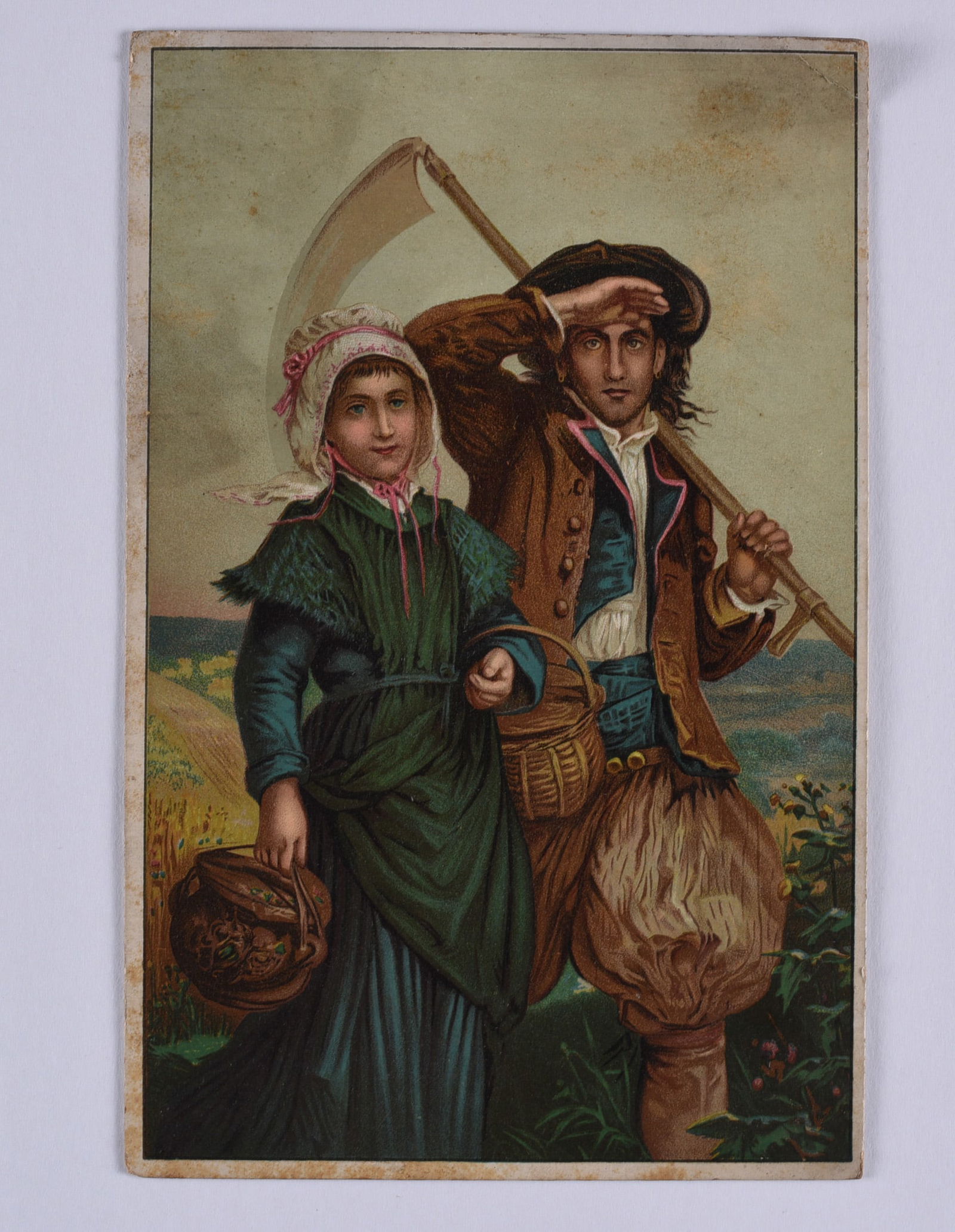 19th Century Advertising Trade Card: these items are all fresh from an attic clean out. This is some very early Ephemera and paper. Please look close at all items we may have missed a good one and put it in a group! All items can be ship