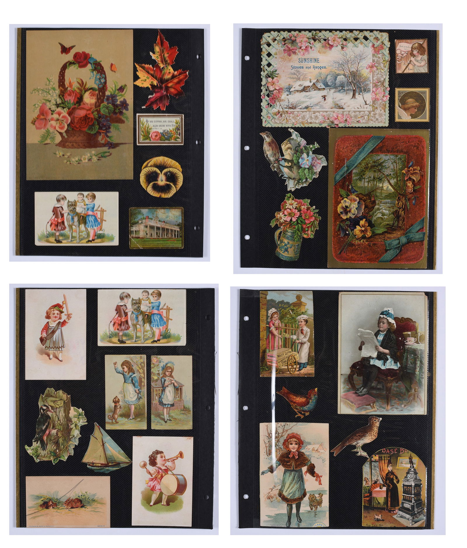 Collection of Victorian Trade Cards and Paper: these items are all fresh from an attic clean out. This is some very early Ephemera and paper. Please look close at all items we may have missed a good one and put it in a group! All items can be ship