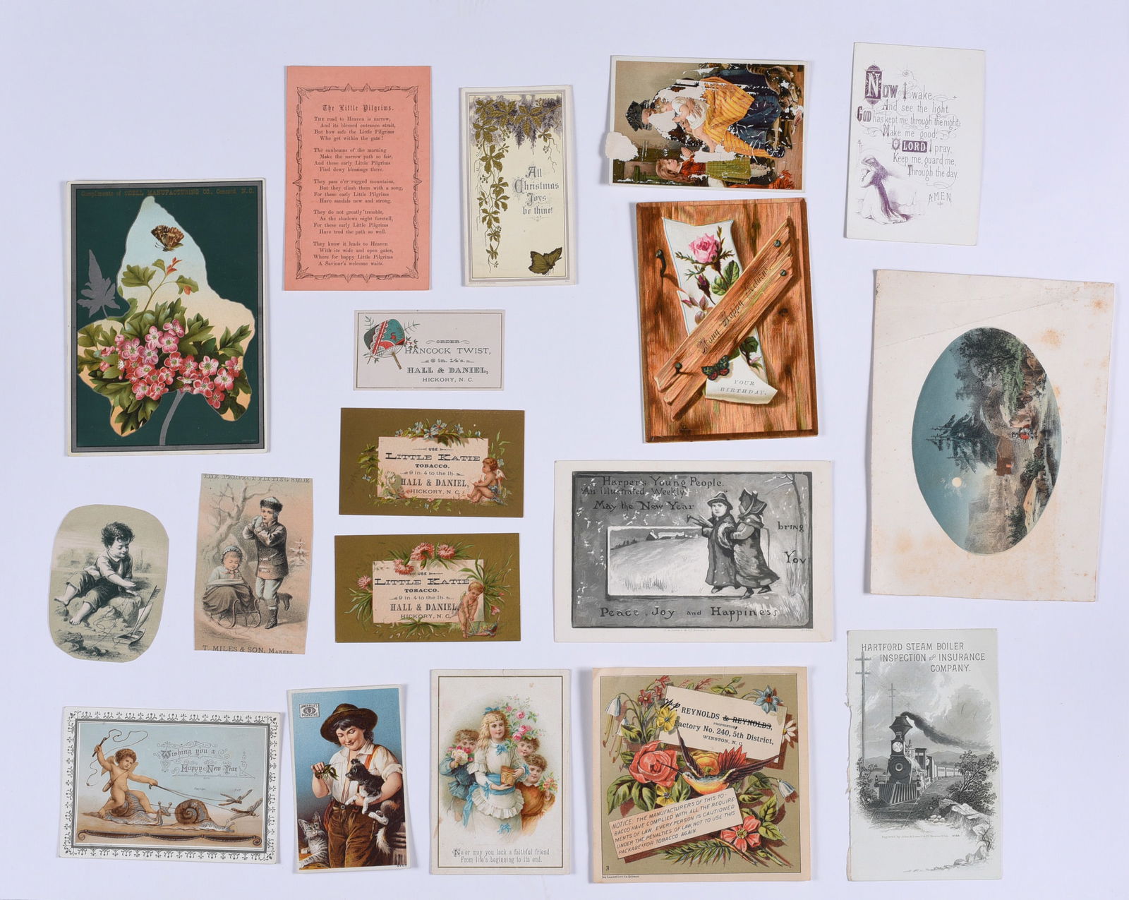 Collection of Victorian Trade Cards and Paper: these items are all fresh from an attic clean out. This is some very early Ephemera and paper. Please look close at all items we may have missed a good one and put it in a group! All items can be ship
