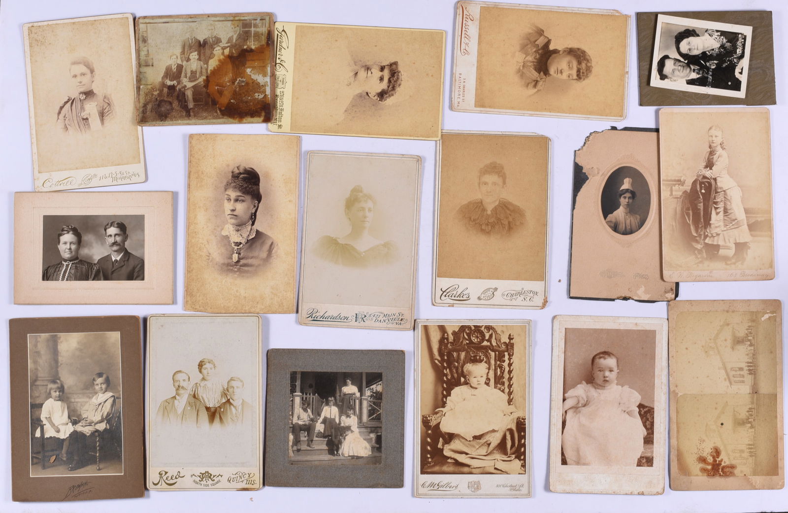 Collection of Photographs from the 1800s: these items are all fresh from an attic clean out. This is some very early Ephemera and paper. Please look close at all items we may have missed a good one and put it in a group! All items can be ship