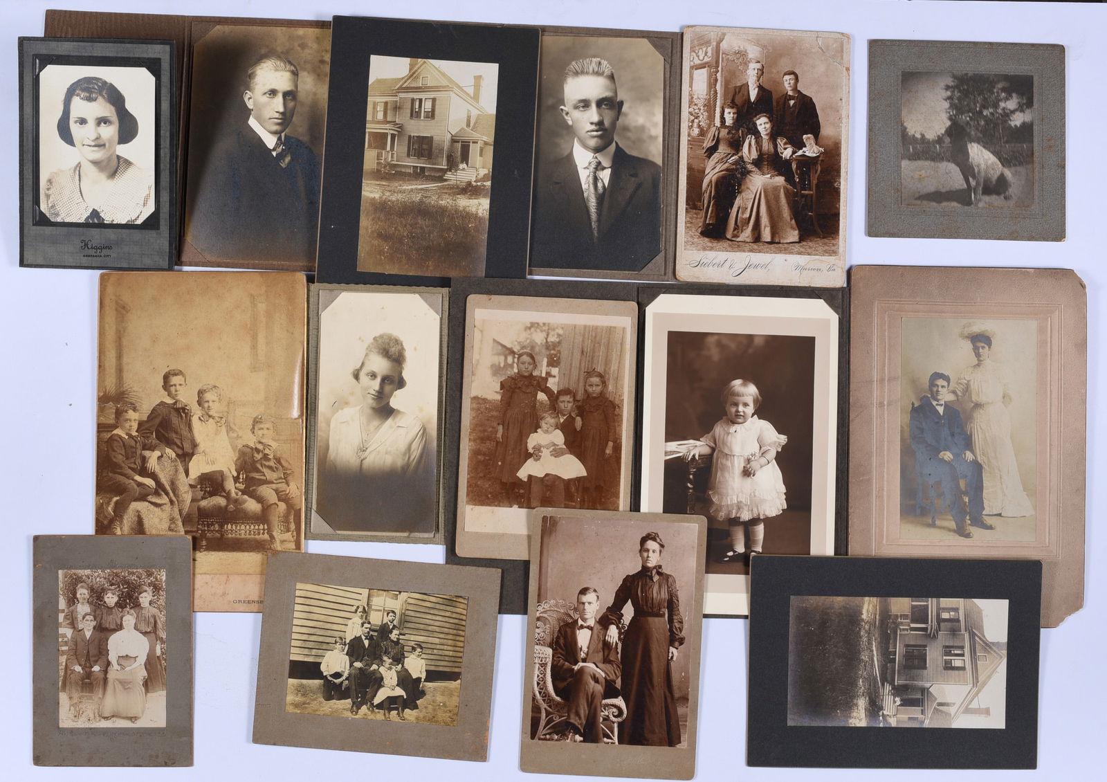 Collection of Photographs from the 1800s: these items are all fresh from an attic clean out. This is some very early Ephemera and paper. Please look close at all items we may have missed a good one and put it in a group! All items can be ship