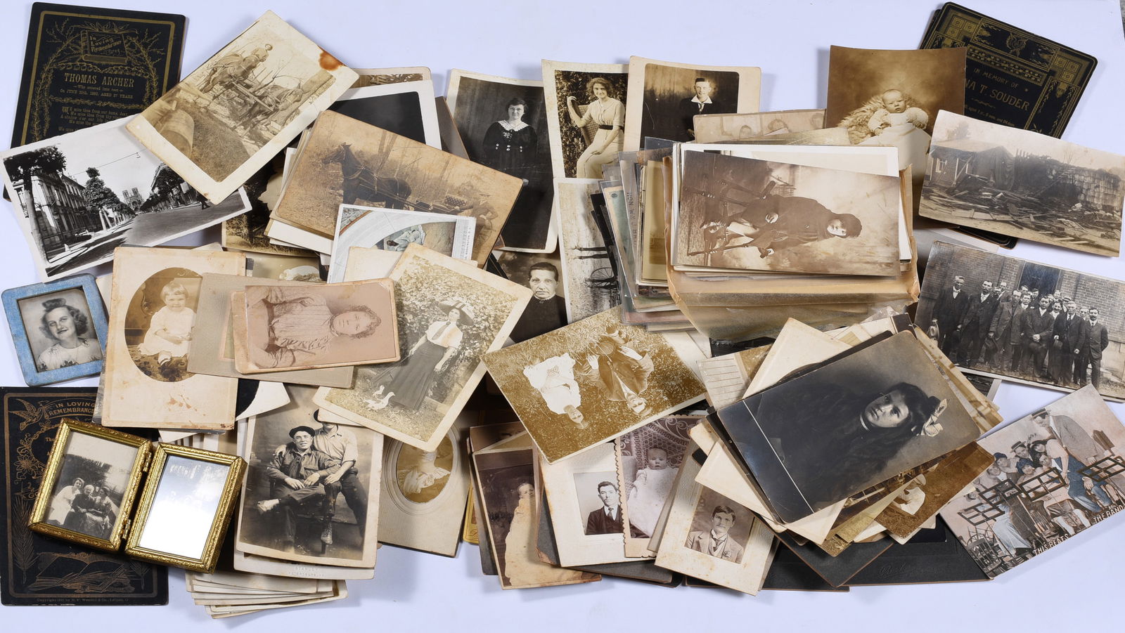 Early 20th Century Photographs: these items are all fresh from an attic clean out. This is some very early Ephemera and paper. Please look close at all items we may have missed a good one and put it in a group! All items can be ship