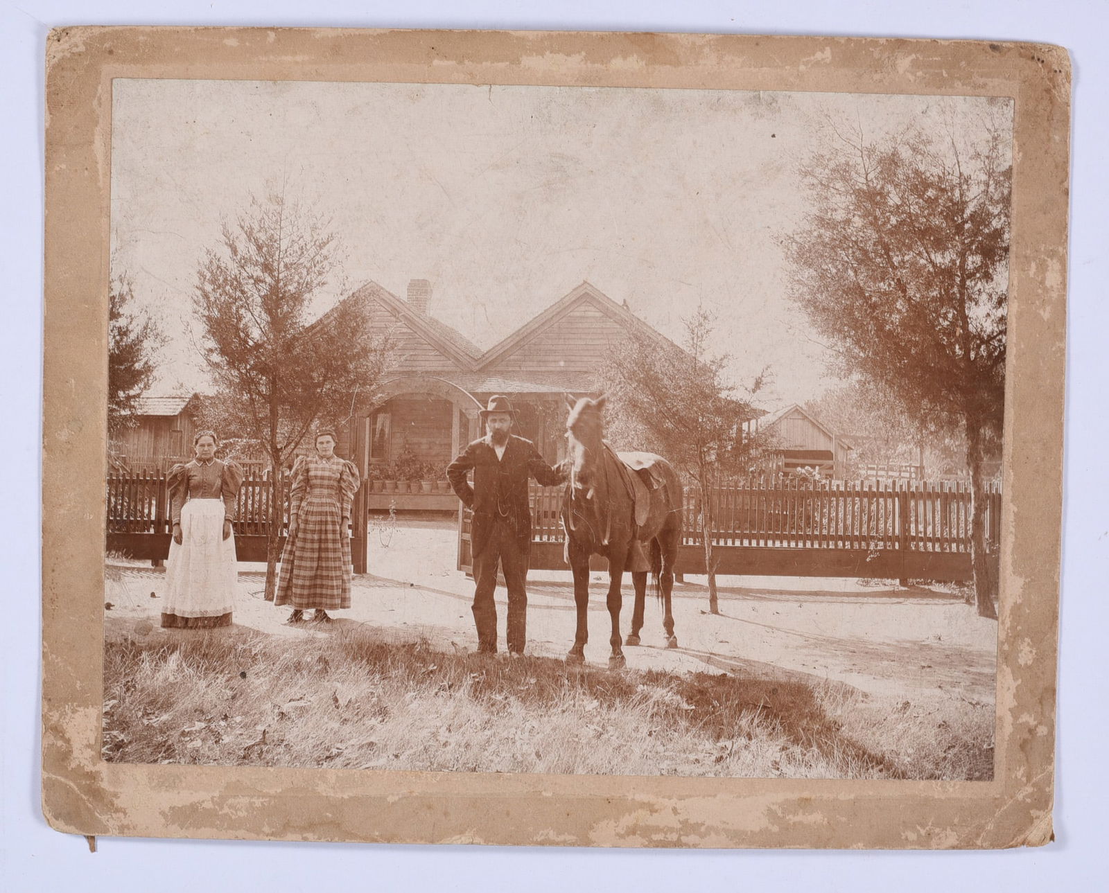 19th Century Photo of a Man with a Horse: these items are all fresh from an attic clean out. This is some very early Ephemera and paper. Please look close at all items we may have missed a good one and put it in a group! All items can be ship