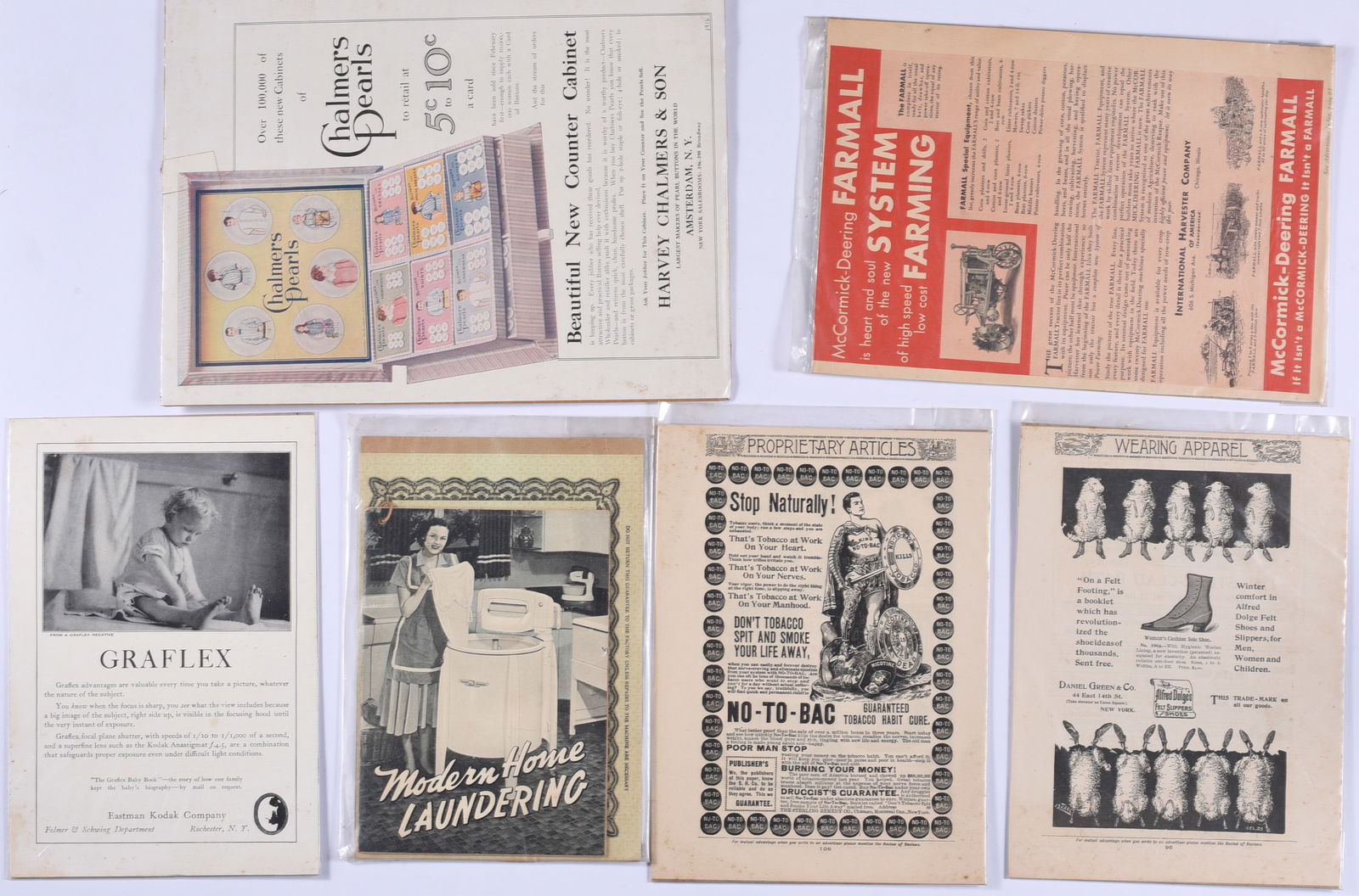 19th Century Group of Paper Advertisements (1 of 1)