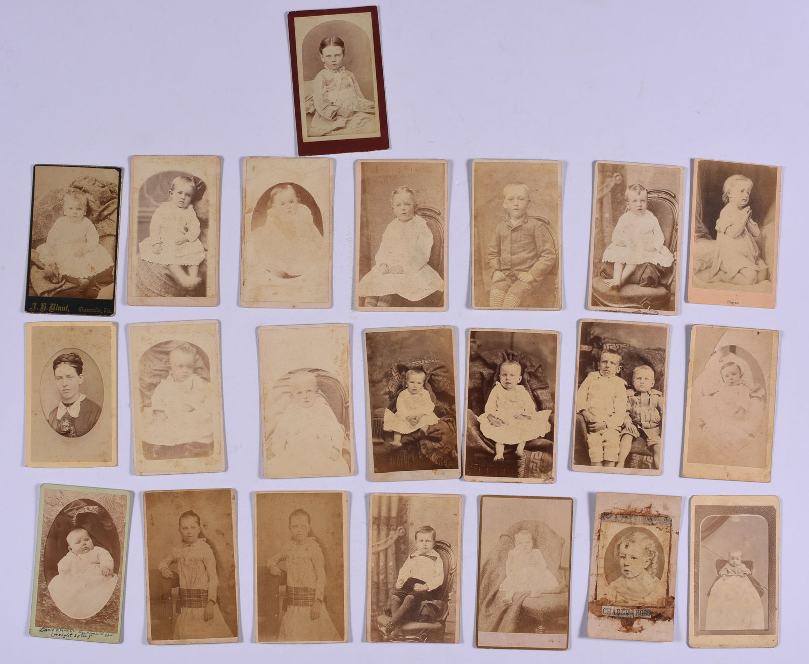 19th Century Photograph Collection of Children: these items are all fresh from an attic clean out. This is some very early Ephemera and paper. Please look close at all items we may have missed a good one and put it in a group! All items can be ship