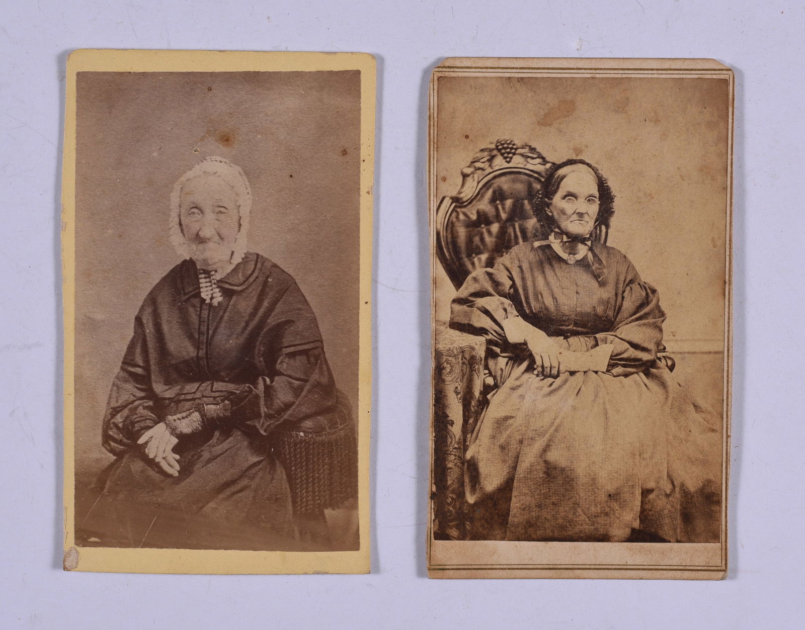 19th Century Photograph of Old Women: these items are all fresh from an attic clean out. This is some very early Ephemera and paper. Please look close at all items we may have missed a good one and put it in a group! All items can be ship