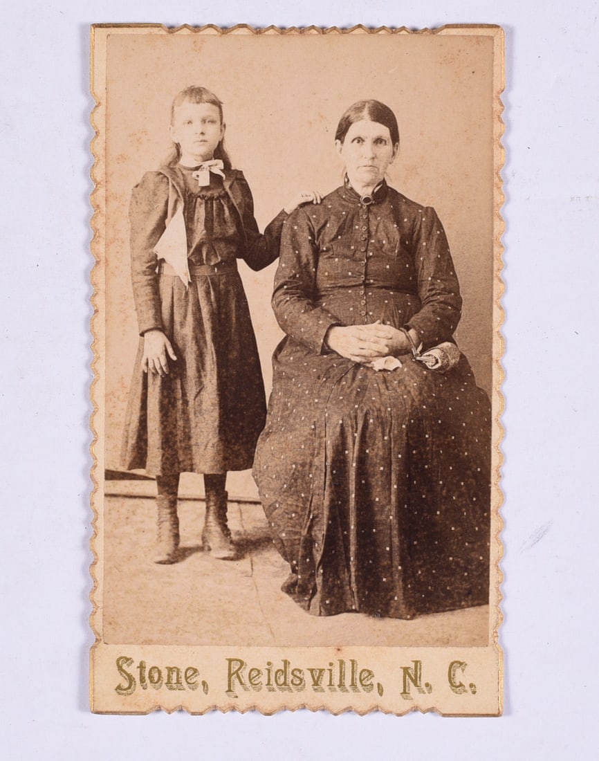 Reidsville, NC Cabinet Card ca. 1860 (1 of 2)