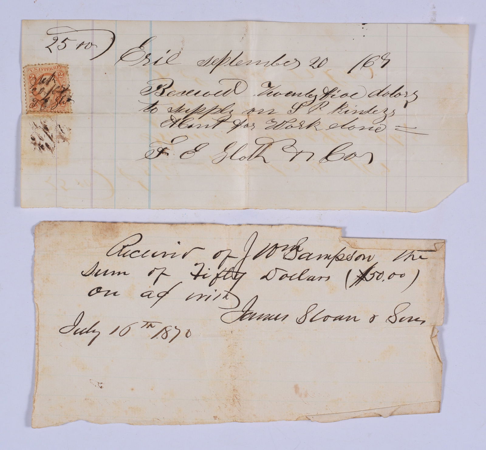 19th Century Letter group ca. 1870: these items are all fresh from an attic clean out. This is some very early Ephemera and paper. Please look close at all items we may have missed a good one and put it in a group! All items can be ship