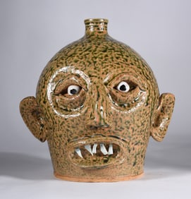 Marvin Bailey China Plate Teeth Face Jug