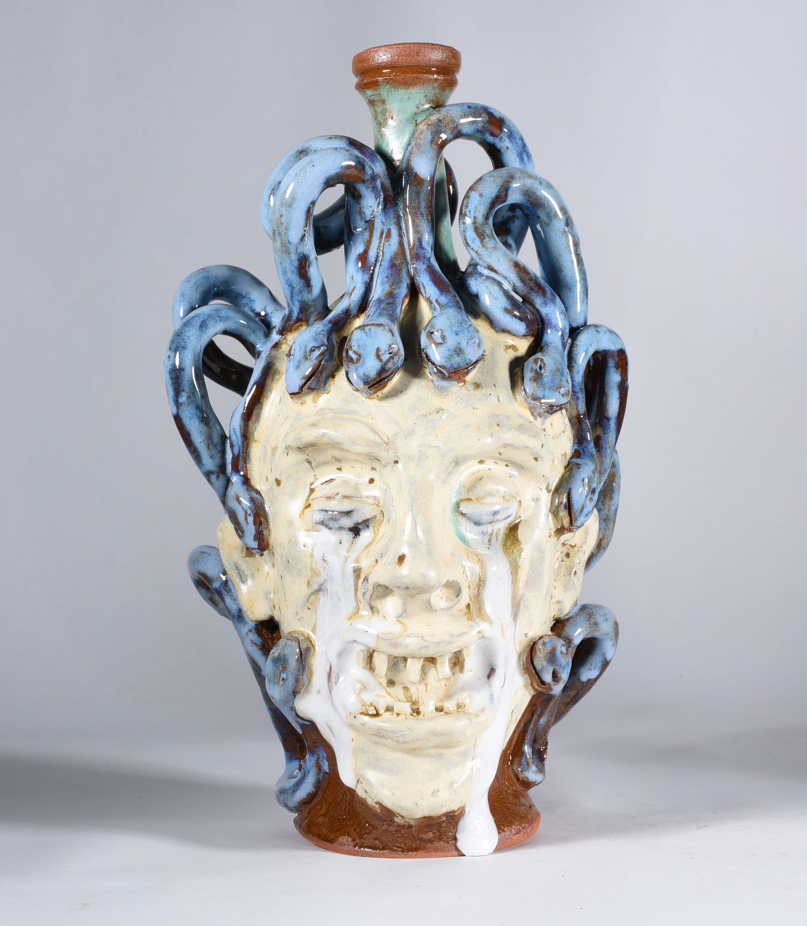 Marvin Bailey Medusa Face Jug (1 of 5)