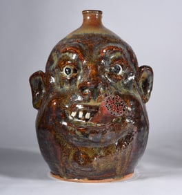 Marvin Bailey Cigar Face Jug