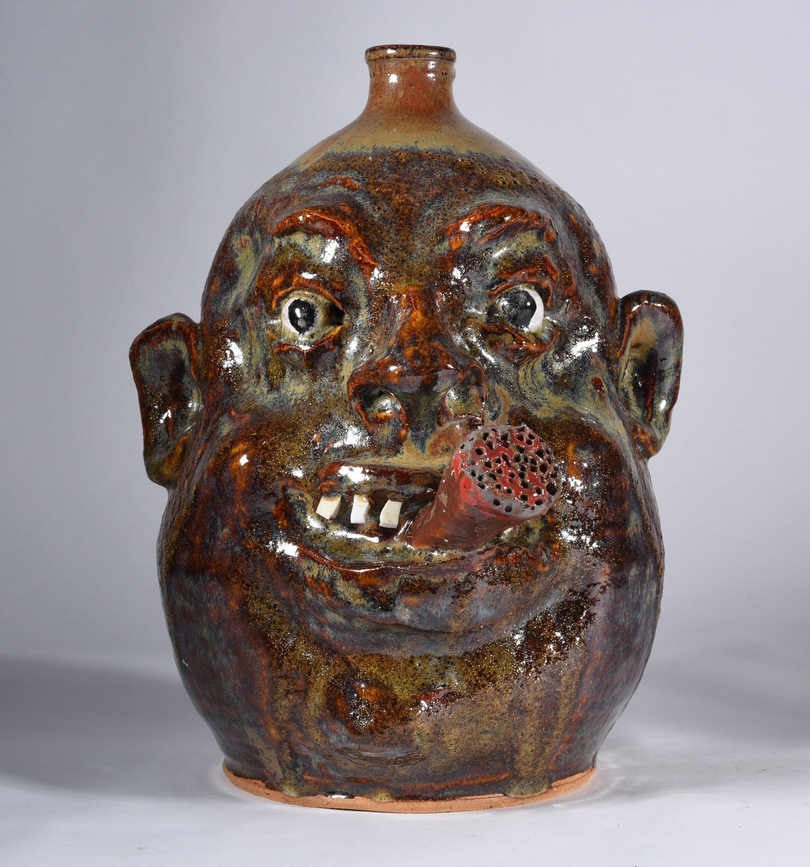 Marvin Bailey Cigar Face Jug (1 of 5)