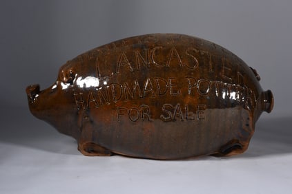 Marvin Bailey Pottery Pig Trade Sign