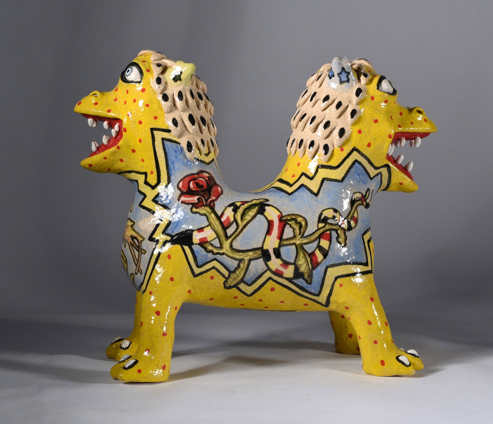 Stacy Lambert Double Lion Figural (1 of 5)