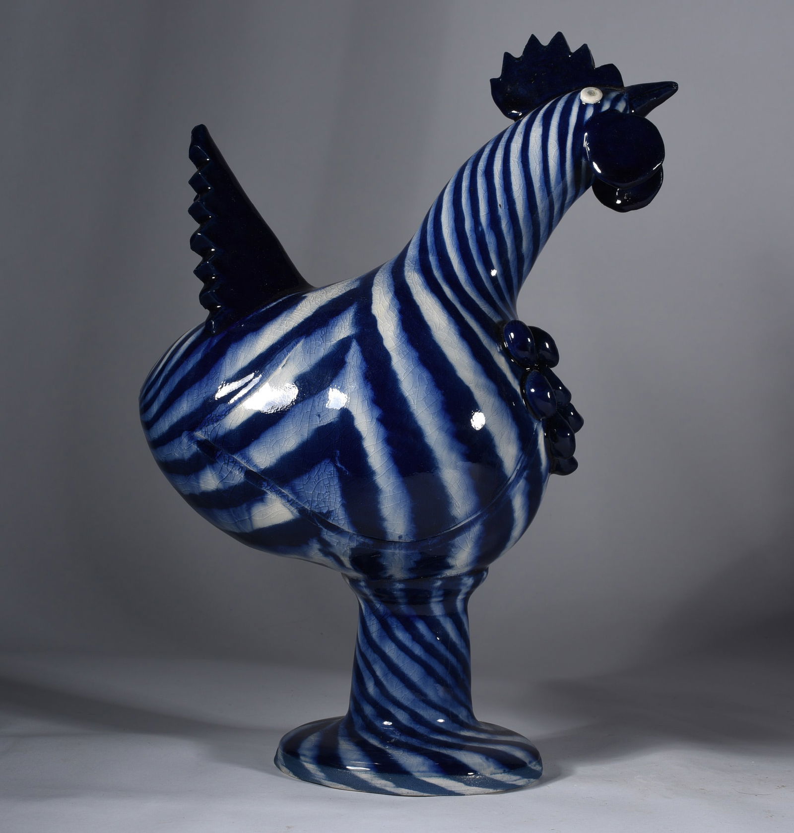 AV Smith Blue Swirl Rooster (1 of 6)