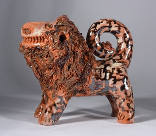 Billy Ray Hussey Pottery Lion