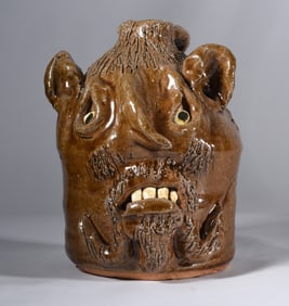 Reggie Meaders Face Jug Flossie Meaders