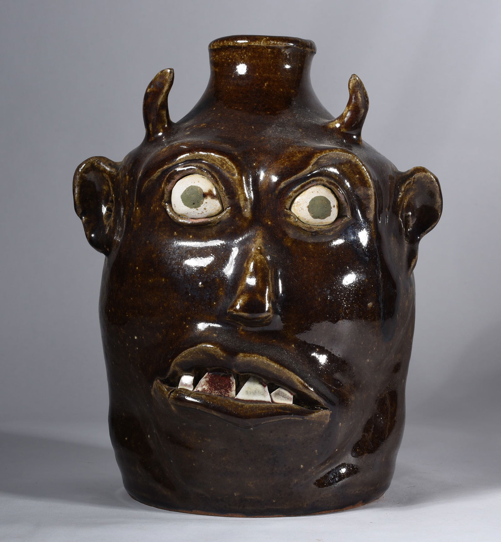 David Meaders Devil Face Jug (1 of 4)