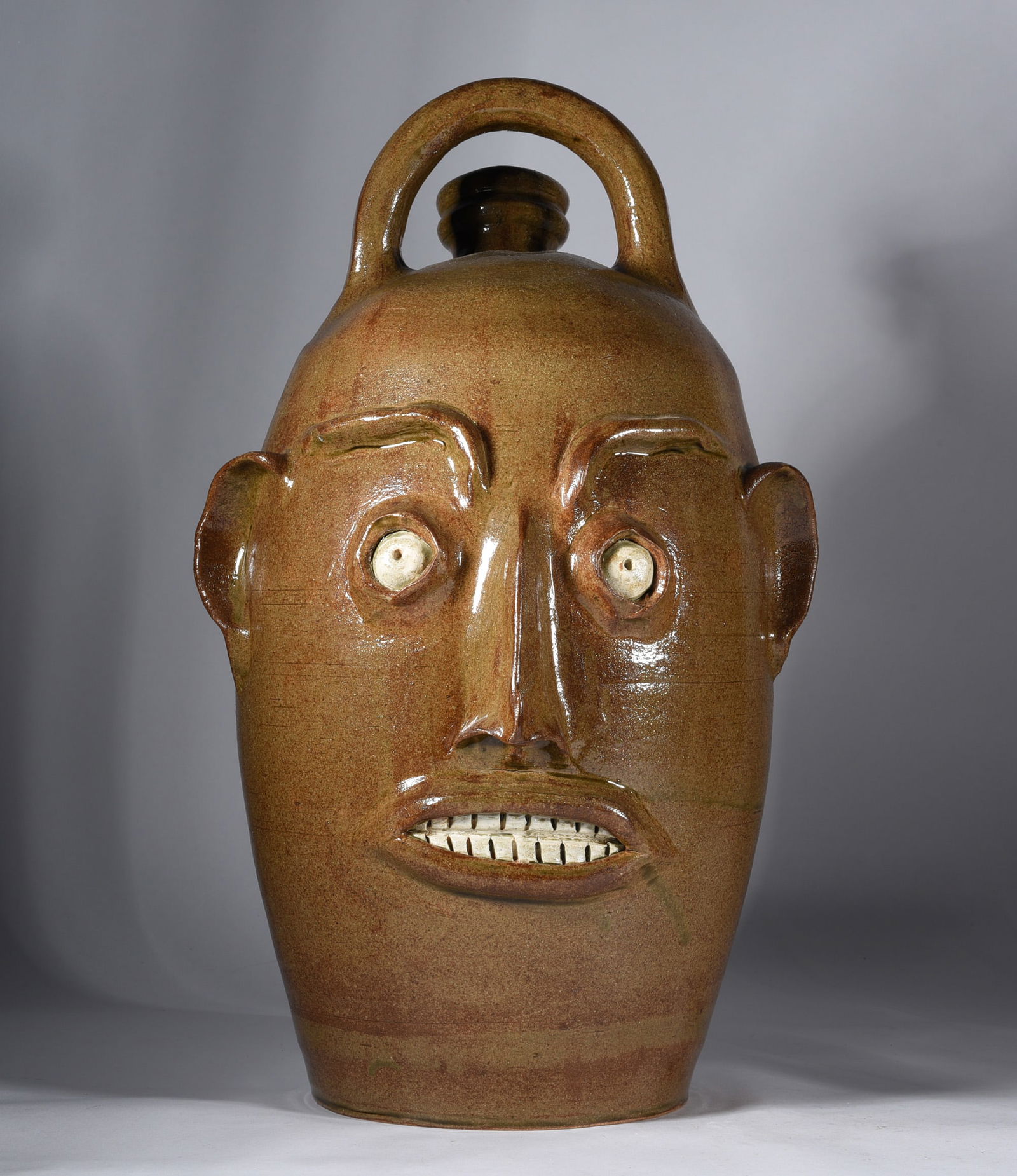 Randy Tobias Large Face Jug Monkey Jug Style (1 of 4)
