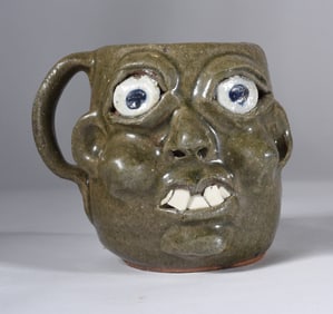 Grace Nell Hewell Pottery Face Mug