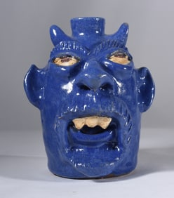 Kim Black Face Jug