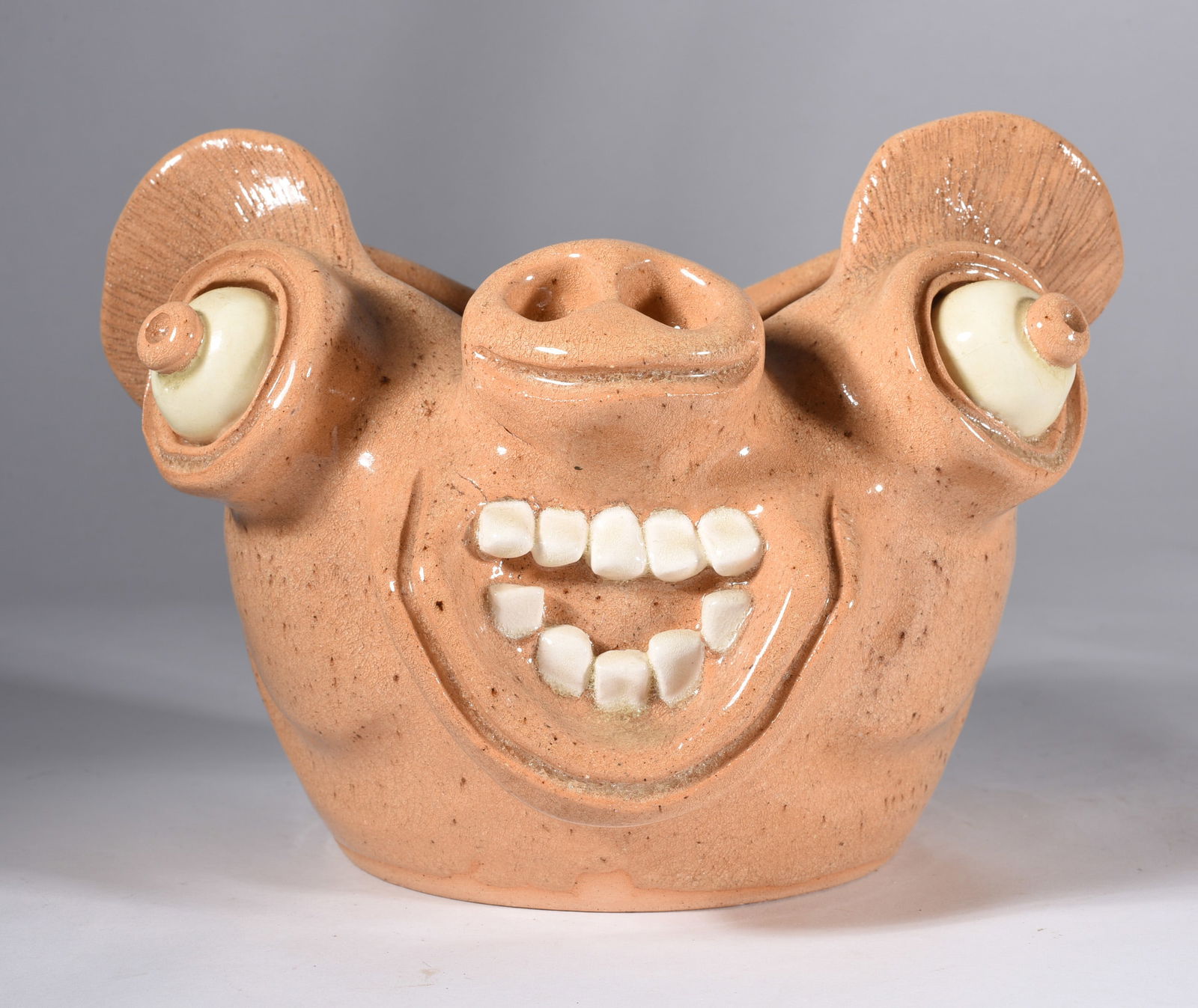 Ronald Jordan Pottery Face Jug Figural (1 of 3)