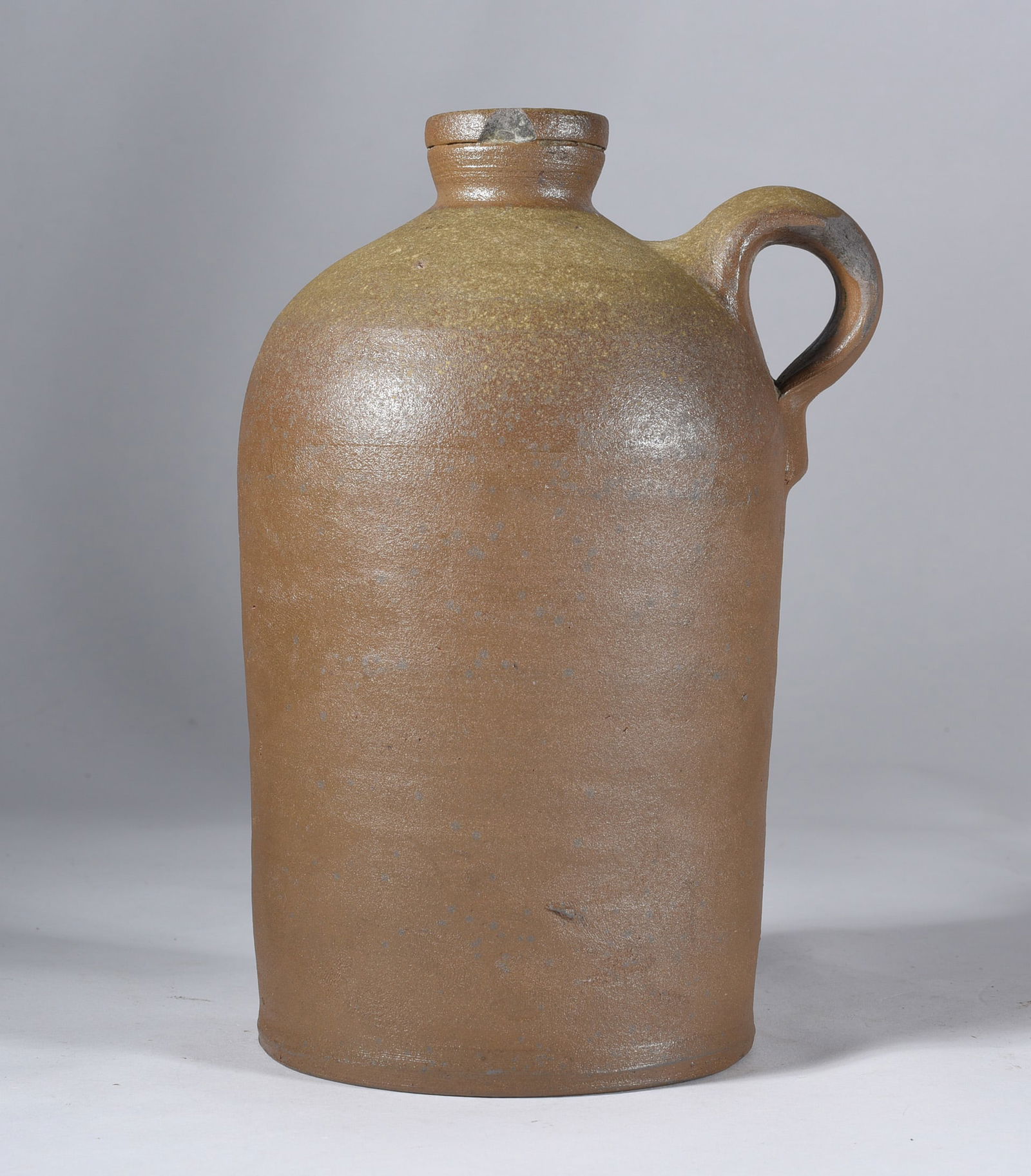 20th Century Pottery Jug Virginia or New England: Chip to spout and handle. To get IN HOUSE shipping pay your invoice then choose SELF ARRANGE. Sizes and in house shipping is listed under Condition. For any questions text Matt 336.524.1077. We want h
