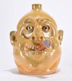 Marvin Bailey Cigar Face Jug