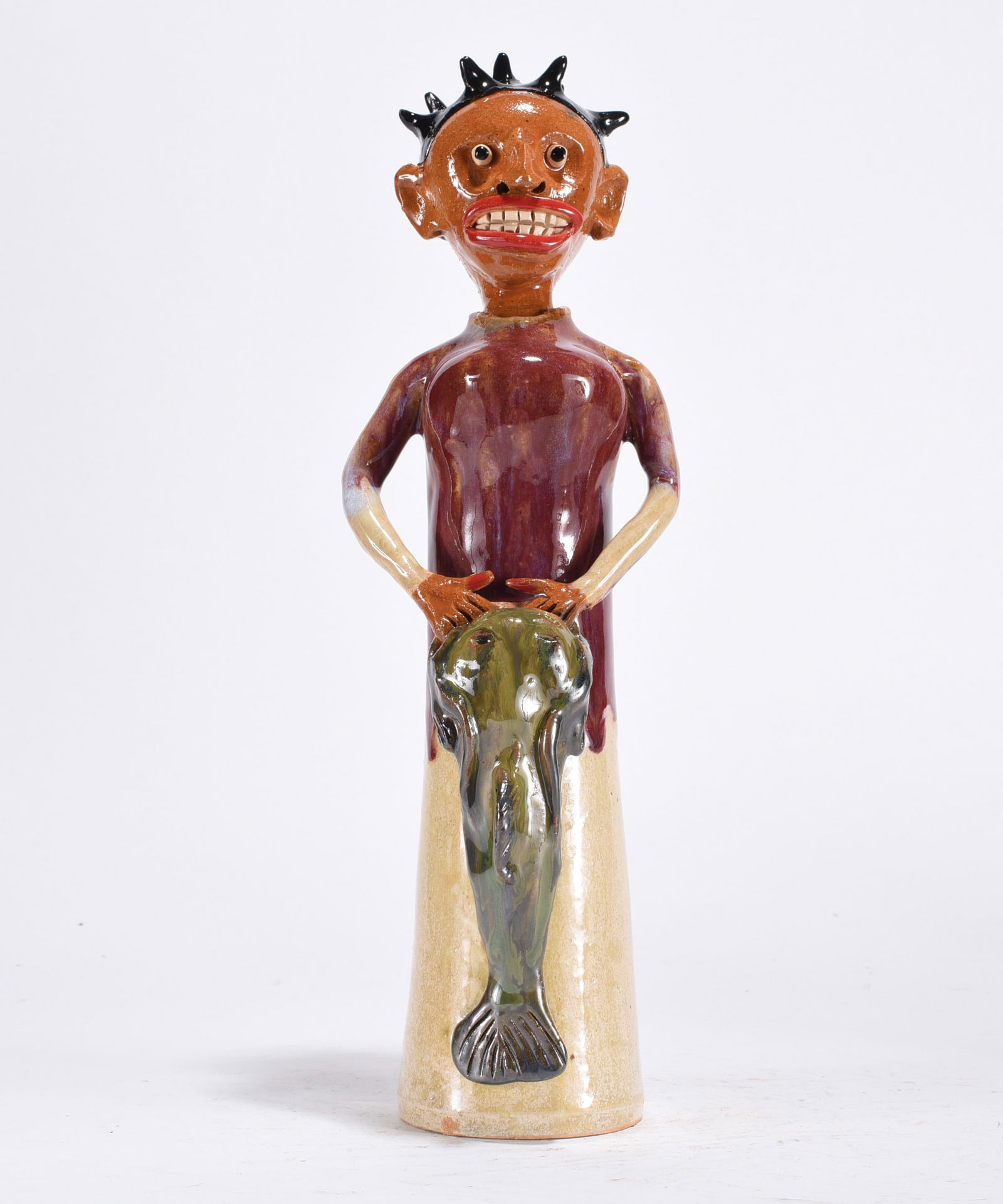 Marvin Bailey Folk Pottery Figural (1 of 4)