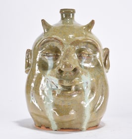 Marvin Bailey Crying Eye Devil Face Jug