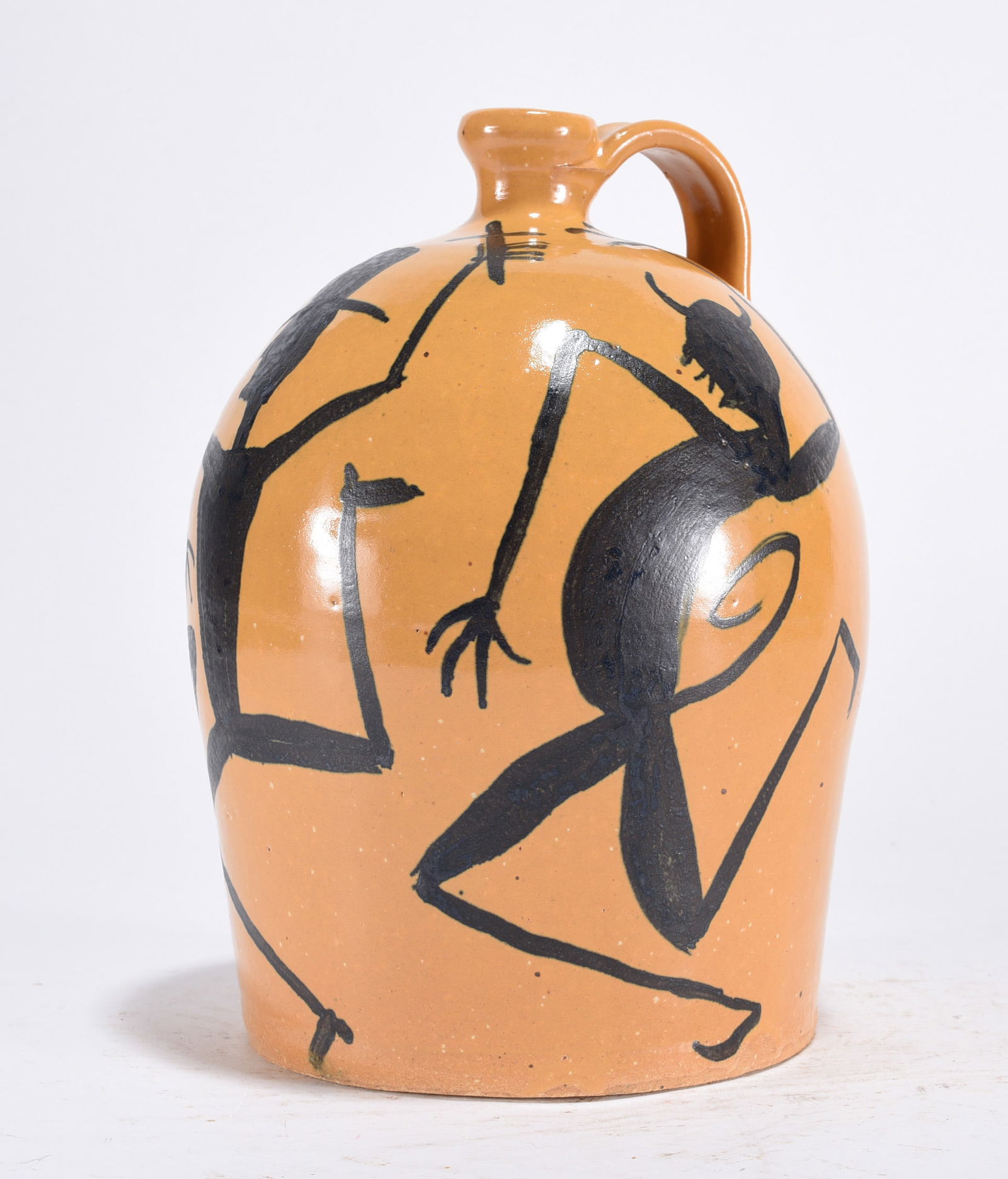 Marvin Bailey Bill Traylor Slip Decorated Jug (1 of 5)