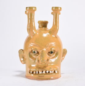 Marvin Bailey Candelabra Face Jug