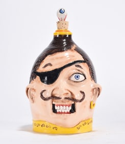 Stacy Lambert Pirate Face Jug