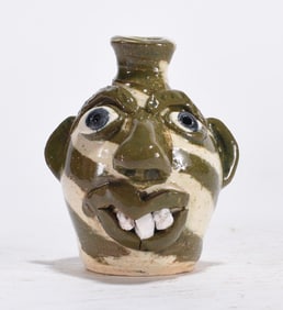 Albert Hodge Miniature Pottery Face Jug