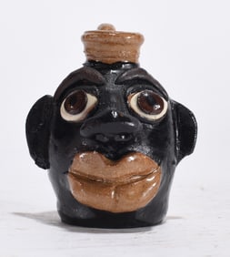 Albert Hodge Miniature Pottery Face Jug