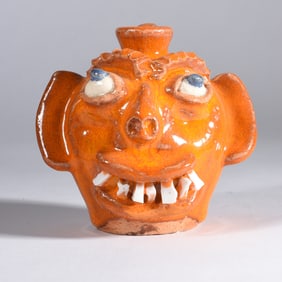 AV Smith Miniature Face Jug