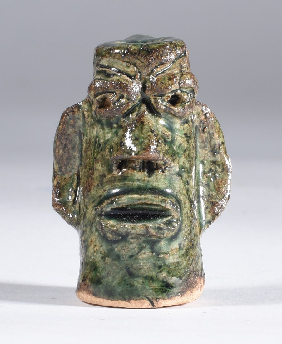 Miniature Face Jug Signed (1 of 4)