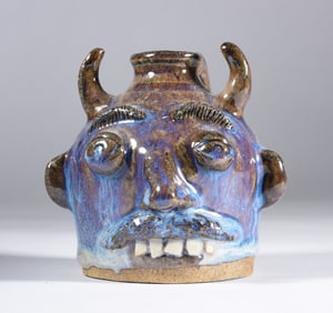 Kathy Richards Miniature Devil Face Jug