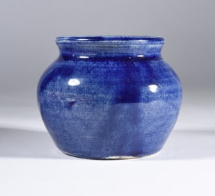 Edwin Meaders Miniature Blue Vase