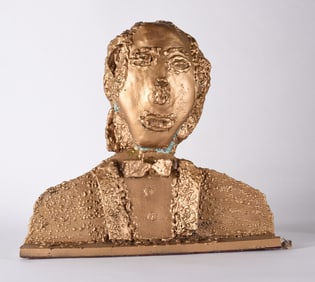 Willie Tarver Folk Metal Sculpture of John Quincy Adams