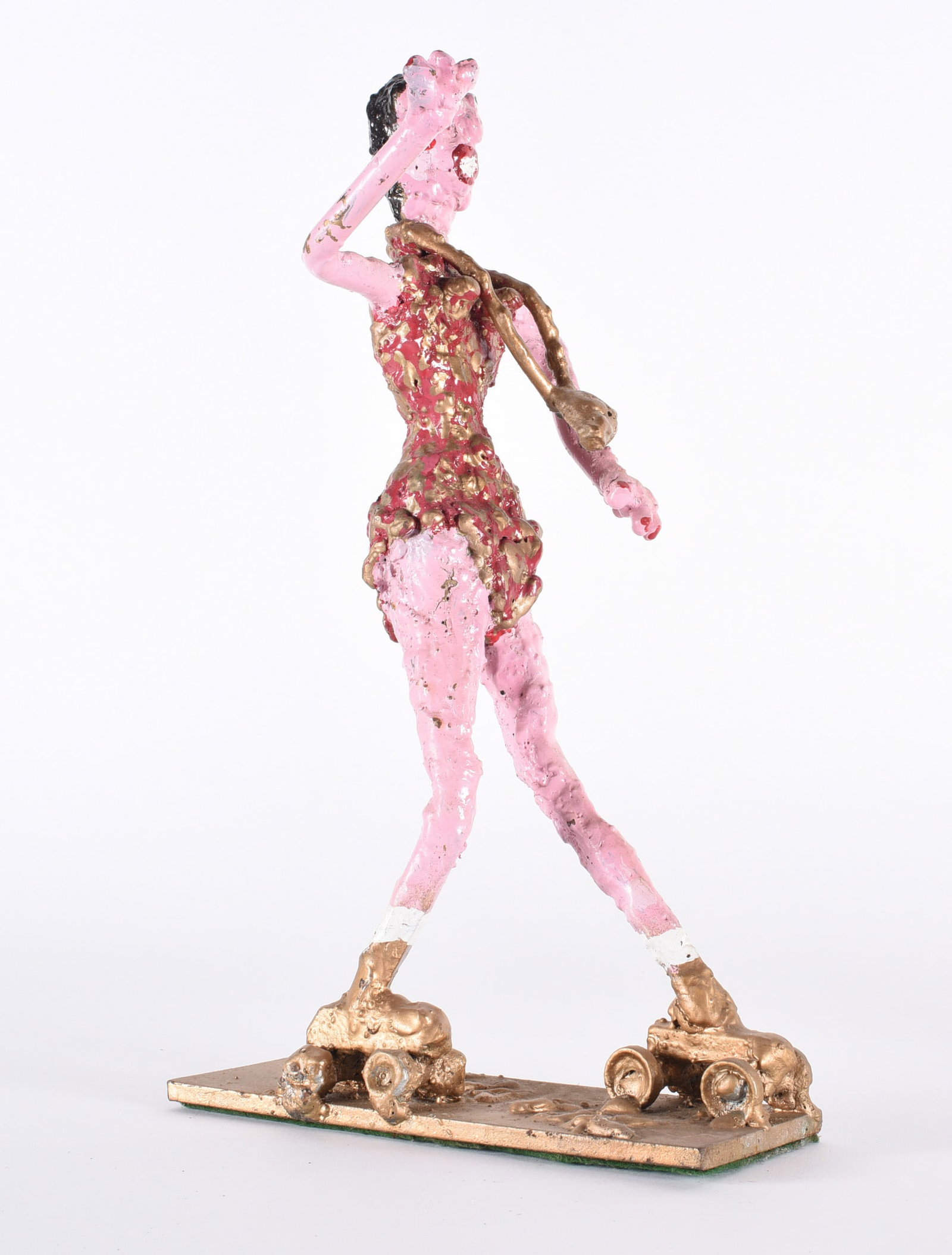 Willie Tarver Folk Metal Sculpture: Willie Tarver (1932 - 2010) African American. Wadley, GA. the son of a share-cropper, a welder, and self-taught artist. His unique sculptures and paintings are reactions to life in the South including