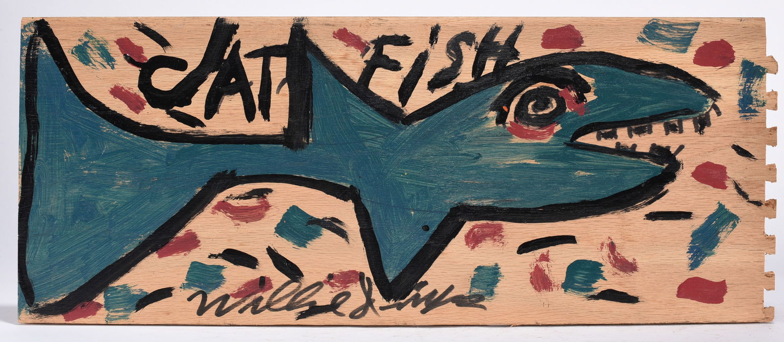 Willie Jinks Folk Art Painting (1 of 2)