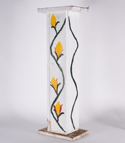 Willie Tarver Folk Art Painted Stand